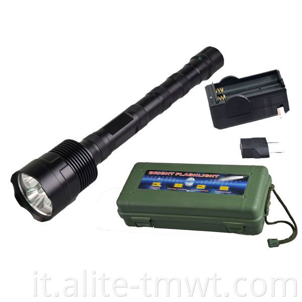 YT-1868 5000 lumens più potente torcia ricaricabile a LED